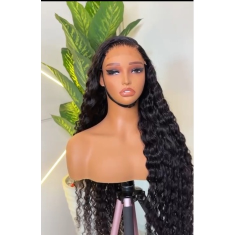 Geneva UNIT 5x5 lace wig 30”320 Raw VIRGIN Ocean Wavy