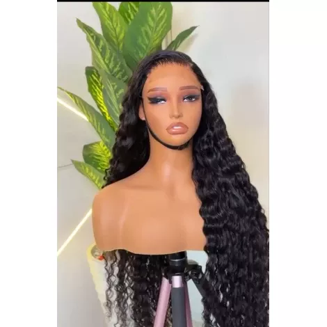 Geneva UNIT 5x5 lace wig 30”320 Raw VIRGIN Ocean Wavy