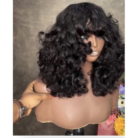 14” Sweet Bounce Fringe Wig full and fluffy
