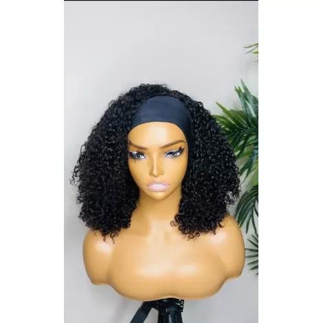 BAND PIXIES CURLS.                                      12inches natural black with Brown tip.