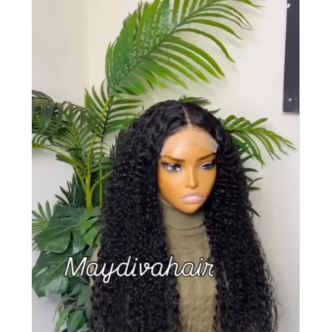 Water Curls 28”                                   soft and fluffy                                      made with 5x5 closure