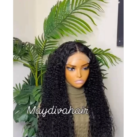 Water Curls 28”                                   soft and fluffy                                      made with 5x5 closure
