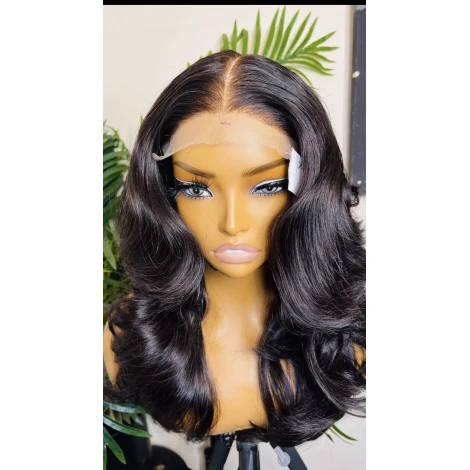 ELISE UNIT.                                   Layered bounce                        Vietnam SUPER DOUBLE DRAWN  5x5 SWISS Lace Closure 12” 300gram
